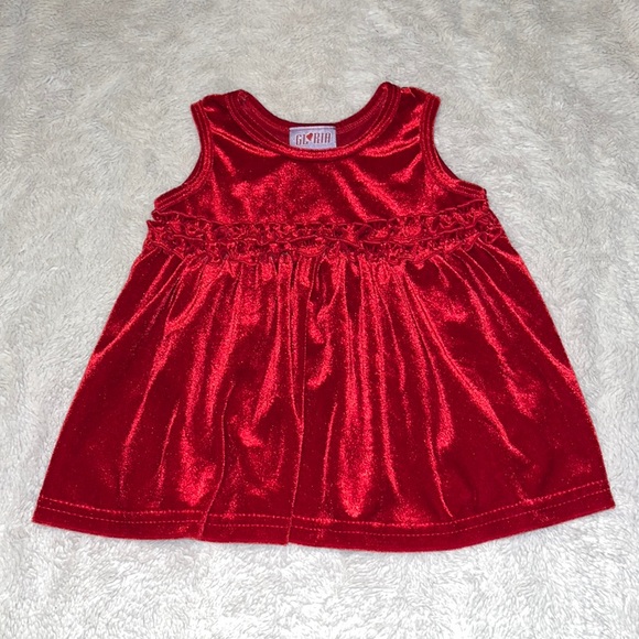 gloria Other - (2 for $10) velvet red Christmas dress